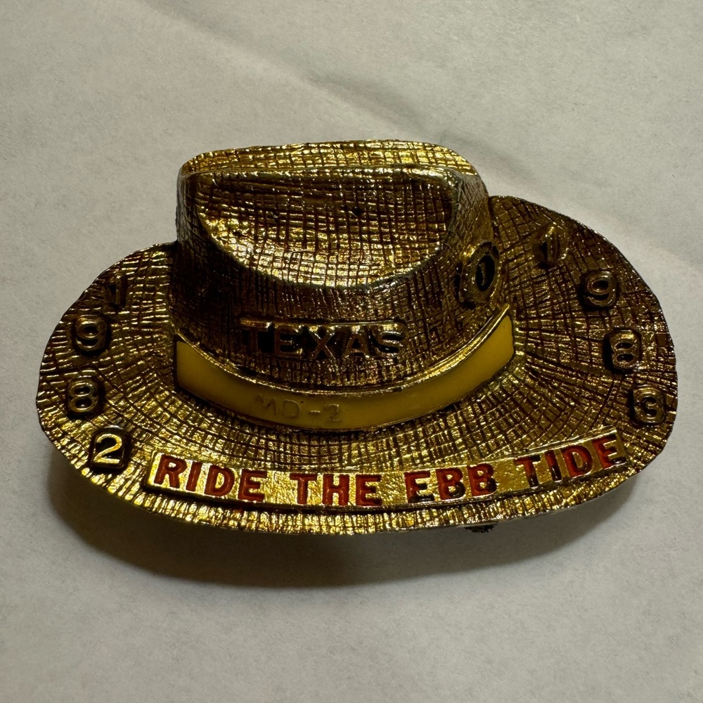 Lions Club Texas Pin Cowboy Hat